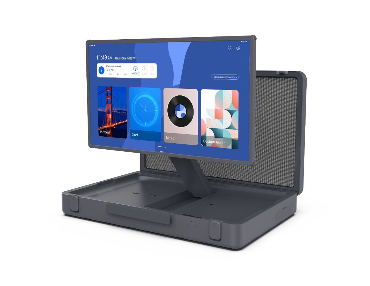 IS PackGo 27" Smart Screen Packed in Briefcase